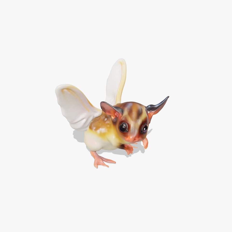 Sugar Glider Plush model pack